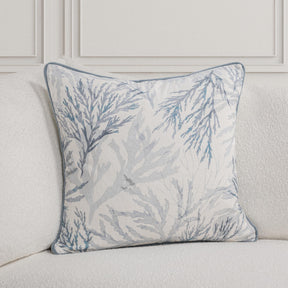 TQ Lessonia Blue 22x22 Throw Pillow (Set of 2) - Ornate Home