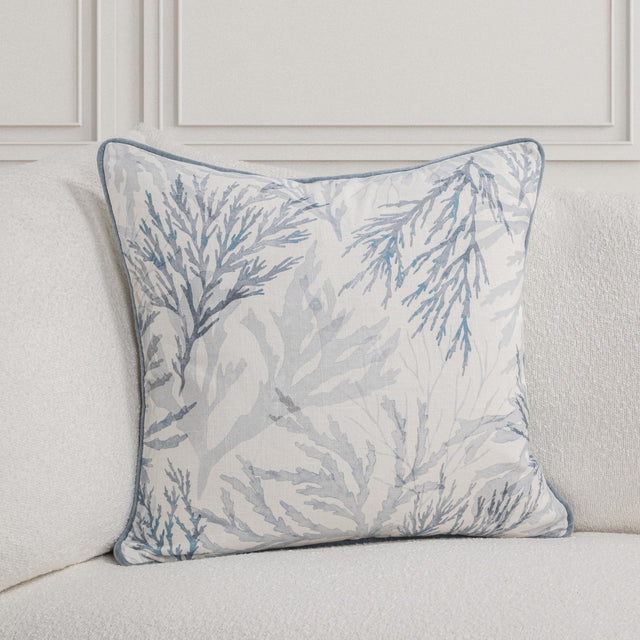 TQ Lessonia Blue 22x22 Throw Pillow (Set of 2) - Ornate Home