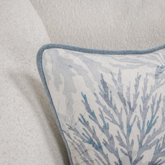 TQ Lessonia Blue 22x22 Throw Pillow (Set of 2) - Ornate Home