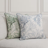 TQ Lessonia Blue 22x22 Throw Pillow (Set of 2) - Ornate Home