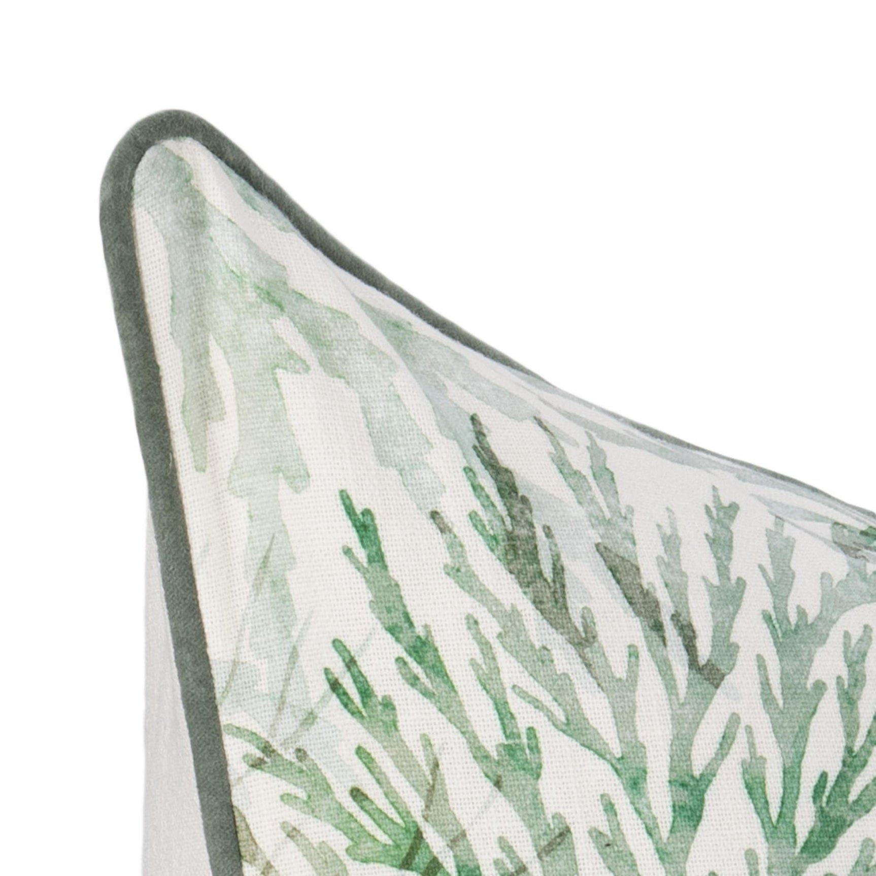 TQ Lessonia Green 22x22 Throw Pillow (Set of 2) - Ornate Home