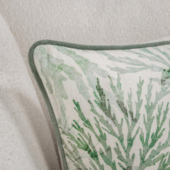 TQ Lessonia Green 22x22 Throw Pillow (Set of 2) - Ornate Home