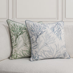 TQ Lessonia Green 22x22 Throw Pillow (Set of 2) - Ornate Home