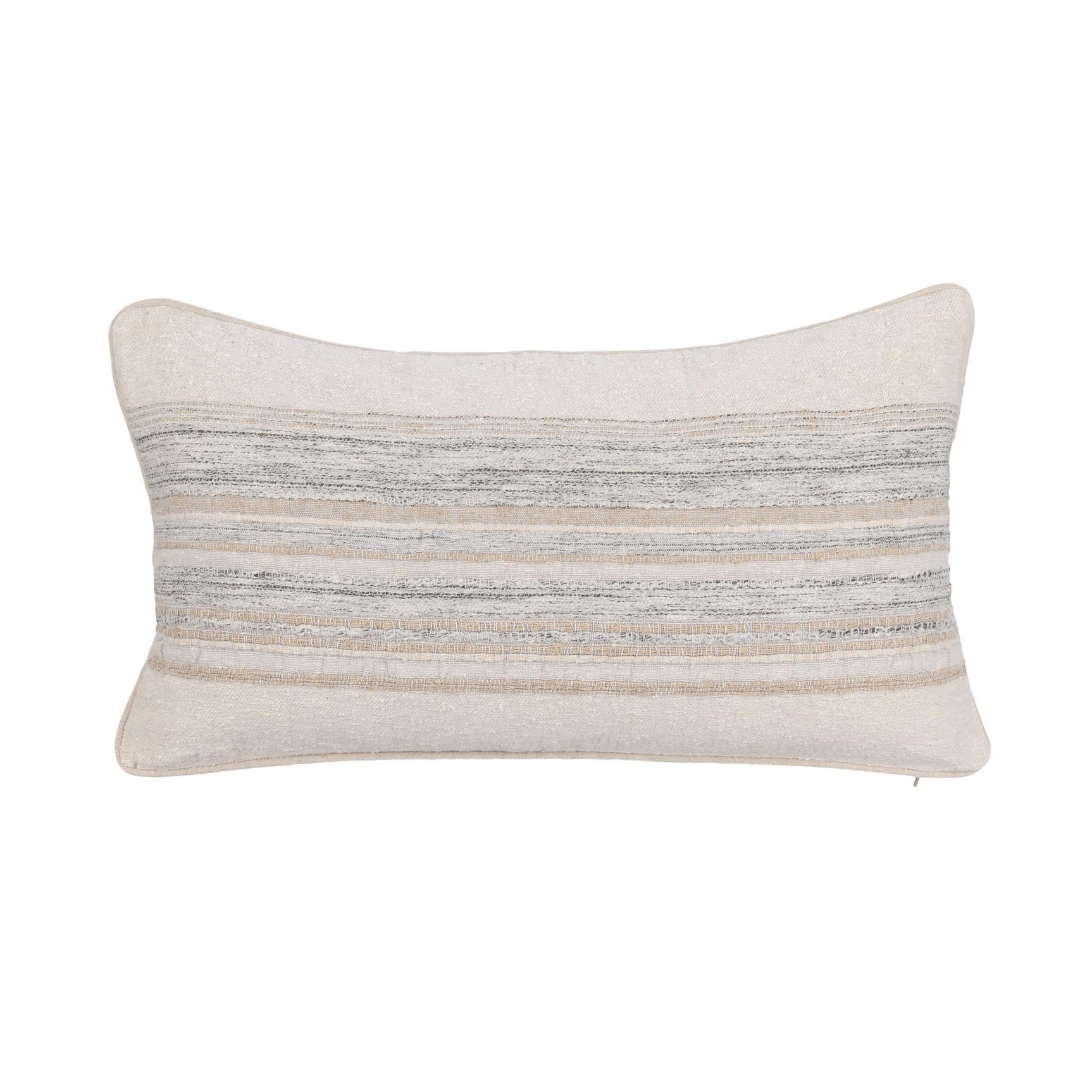 TQ Rockport Ivory Multi Multiple Sizes Throw Pillow (Set of 2) - Ornate Home