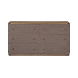 Simone Brown 6 Drawer Dresser