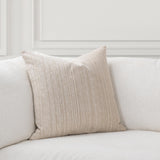 TW Beryl Natural/ Ivory Throw Pillow (Set of 2) - Ornate Home