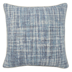 TW Brax Blue/Ivory 22x22 Throw Pillow (Set of 2) - Ornate Home