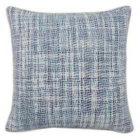 TW Brax Blue/Ivory 22x22 Throw Pillow (Set of 2) - Ornate Home