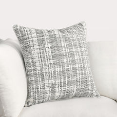TW Brax Gray/Ivory 22x22 Throw Pillow (Set of 2) - Ornate Home