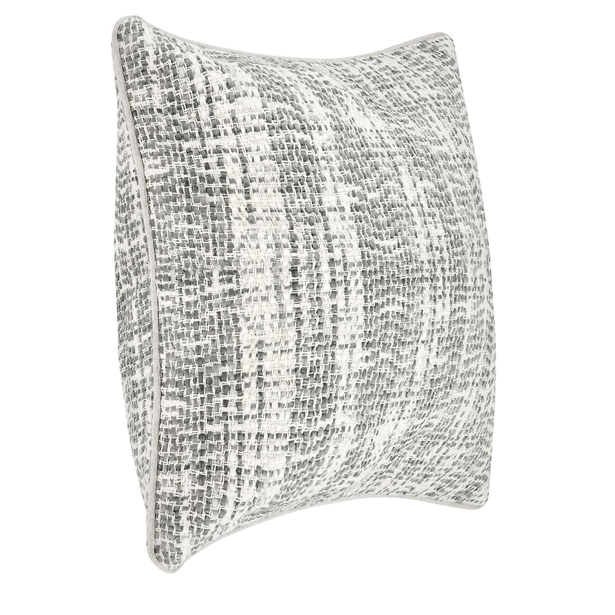 TW Brax Gray/Ivory 22x22 Throw Pillow (Set of 2) - Ornate Home