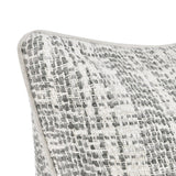 TW Brax Gray/Ivory 22x22 Throw Pillow (Set of 2) - Ornate Home