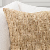 TW Mecca Beige Natural 22x22 Throw Pillow (Set of 2) - Ornate Home