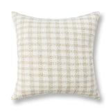 TW Sari Beige Natural/Ivory 26x26 Throw Pillow (Set of 2) - Ornate Home