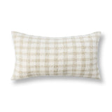 TW Sari Natural/Ivory 14x26 Throw Pillow (Set of 2) - Ornate Home