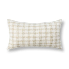 TW Sari Natural/Ivory 14x26 Throw Pillow (Set of 2) - Ornate Home