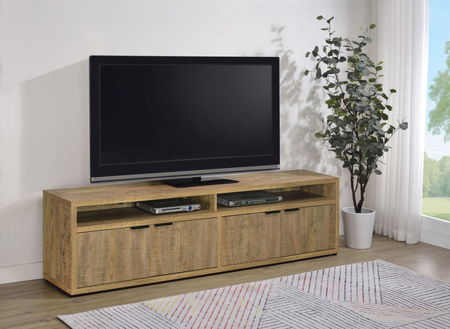 Tabby Mango 79-inch 4-door Engineered Wood TV Stand Media Console - Ornate Home