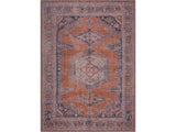 Taber Burnt Orange Washable Rug - Ornate Home