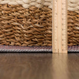 Taber Burnt Orange Washable Rug - Ornate Home