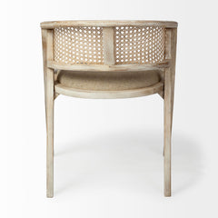 Tabitha Blonde Cane Back Dining Arm Chair - Ornate Home