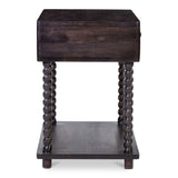 Tabitha Dark Brown Nightstand - Ornate Home