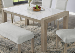 Tabitha Light Oak 66" Rectangular Dining Table - Ornate Home