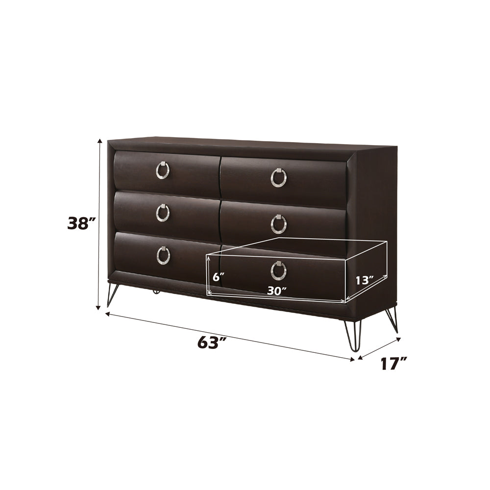 Tablita Dark Merlot Dresser - Ornate Home