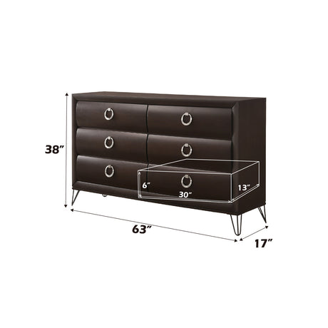 Tablita Dark Merlot Dresser - Ornate Home