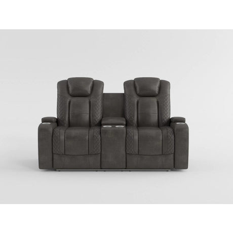 Tabor Brown Power Double Reclining Loveseat - Ornate Home