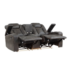 Tabor Brown Power Double Reclining Loveseat - Ornate Home