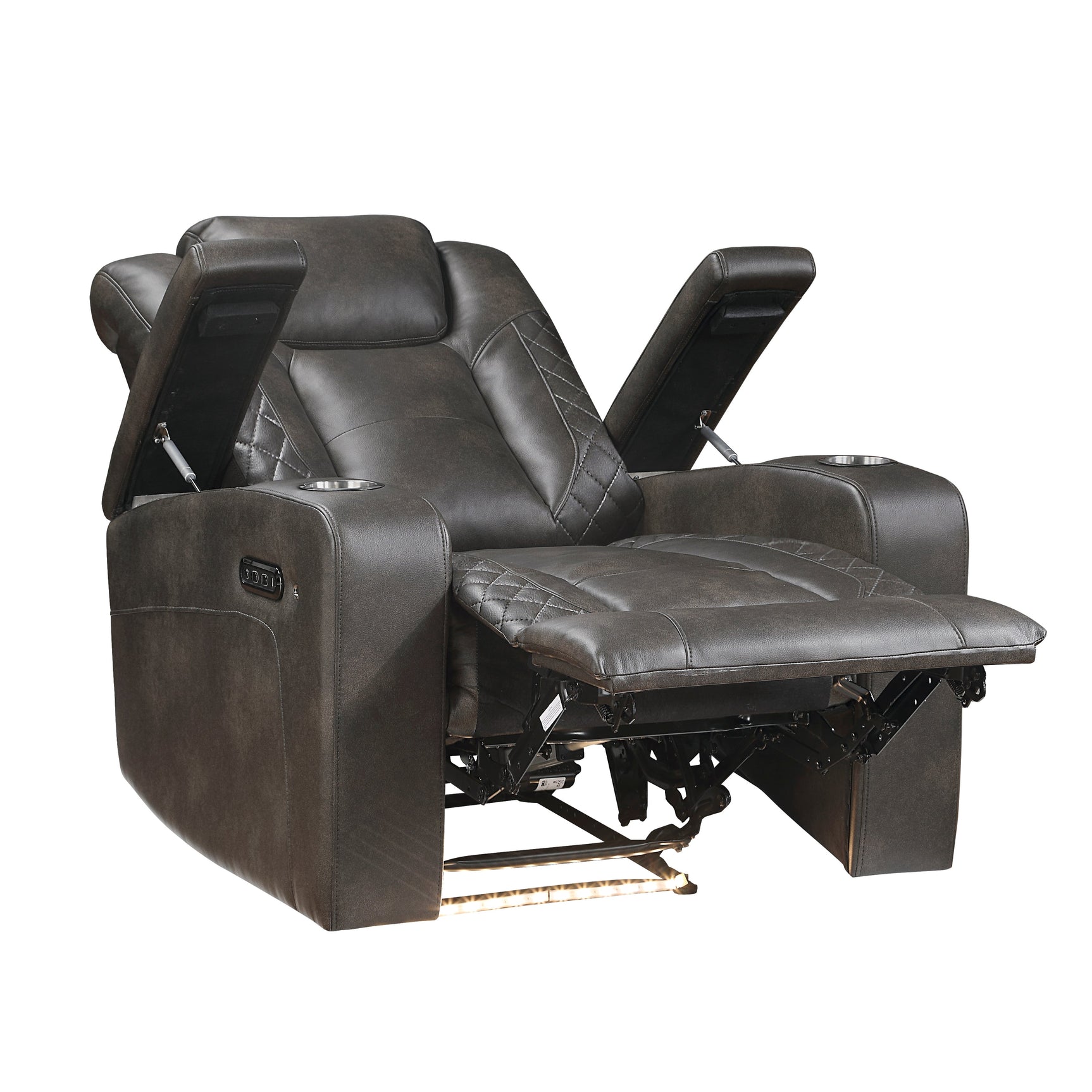 Tabor Brown Power Reclining Chair - Ornate Home