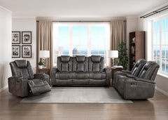 Tabor Brown Power Reclining Chair - Ornate Home