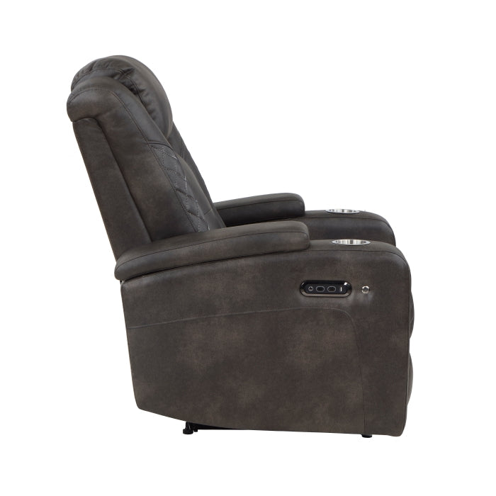 Tabor Brown Power Reclining Chair - Ornate Home