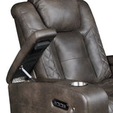 Tabor Brown Power Reclining Chair - Ornate Home