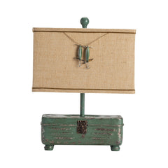 Tackle Box Green Table Lamp (Set of 2) - Ornate Home