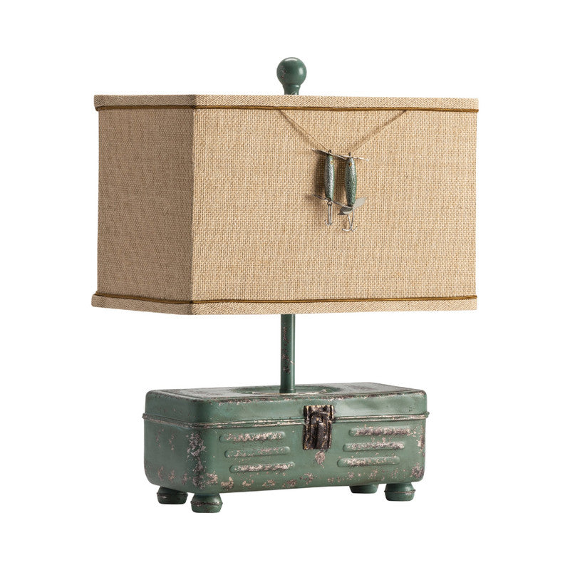 Tackle Box Green Table Lamp (Set of 2) - Ornate Home