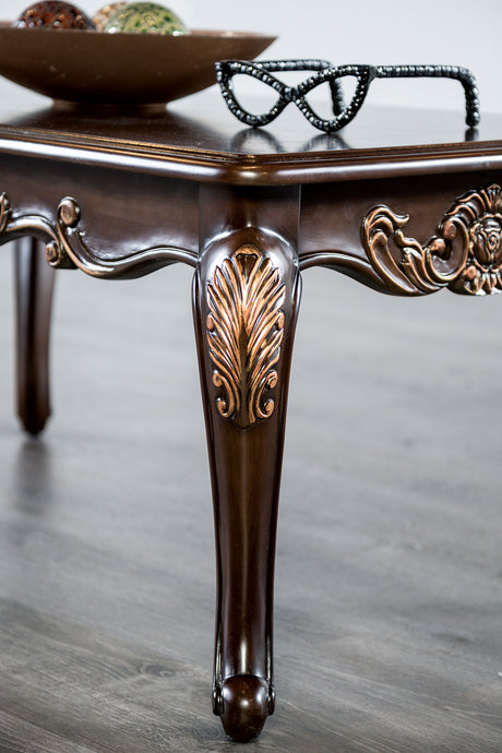 Tadcaster Dark Cherry Coffee Table - Ornate Home