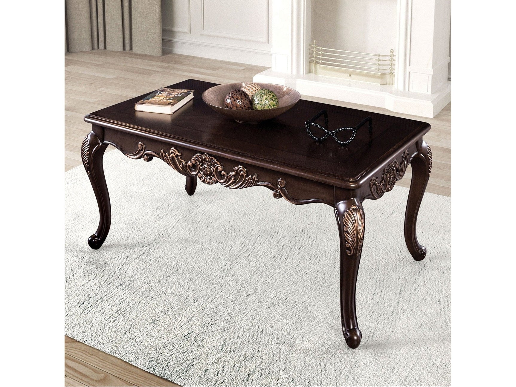 Tadcaster Dark Cherry Coffee Table - Ornate Home