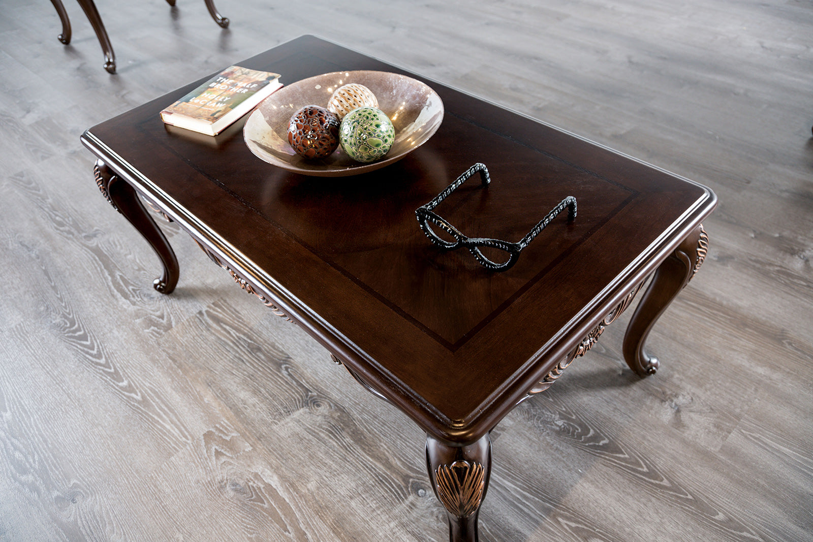 Tadcaster Dark Cherry Coffee Table - Ornate Home