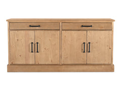 Tade Honey Pine 2 Drawer Sideboard - Ornate Home