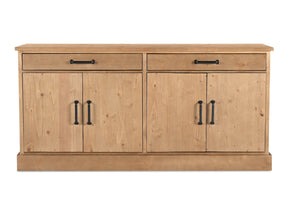 Tade Honey Pine 2 Drawer Sideboard - Ornate Home