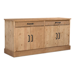 Tade Honey Pine 2 Drawer Sideboard - Ornate Home