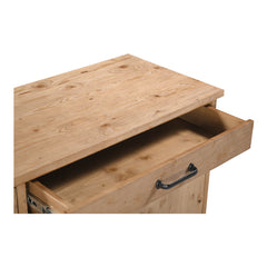 Tade Honey Pine 2 Drawer Sideboard - Ornate Home