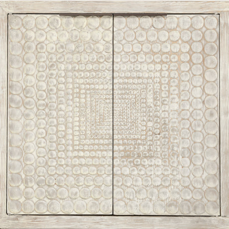 Tafari Timeworn Cream Cabinet - Ornate Home