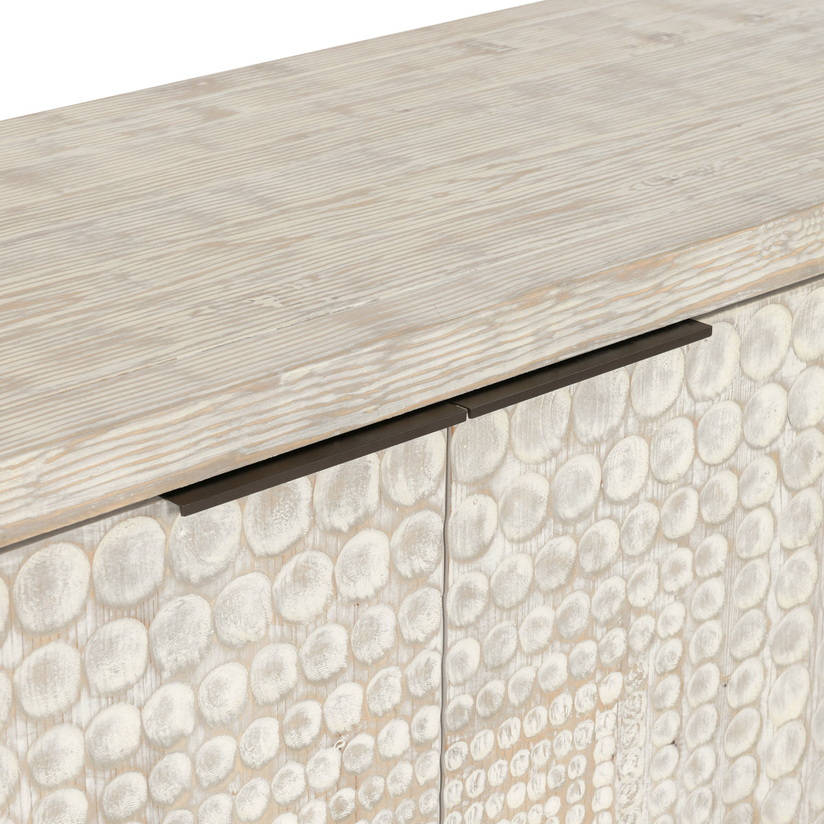 Tafari Timeworn Cream Cabinet - Ornate Home