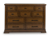 Taffenbrook Brown Dresser (Online Special Price) - Ornate Home