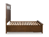 Taffenbrook Brown King Panel Storage Bed (Online Special Price) - Ornate Home