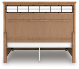 Taffenbrook Medium Brown California King Panel Storage Bed (Online Special Price) - Ornate Home