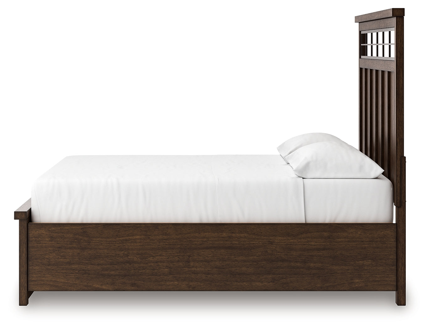 Taffenbrook Medium Brown California King Panel Storage Bed (Online Special Price) - Ornate Home