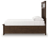 Taffenbrook Medium Brown Queen Panel Storage Bed (Online Special Price) - Ornate Home