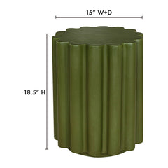 Taffy Green Accent Table - Ornate Home